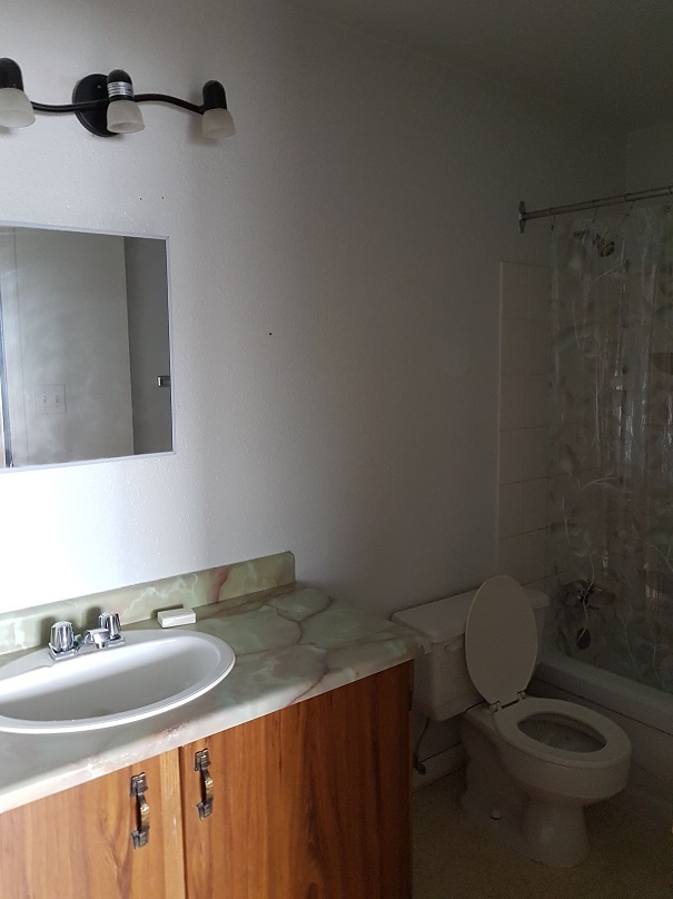 The Bathroom in One of Our 2 Bedroom Apartments