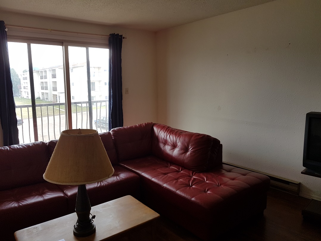 Another View Of The Living Room in One of Our 2 Bedroom Apartments